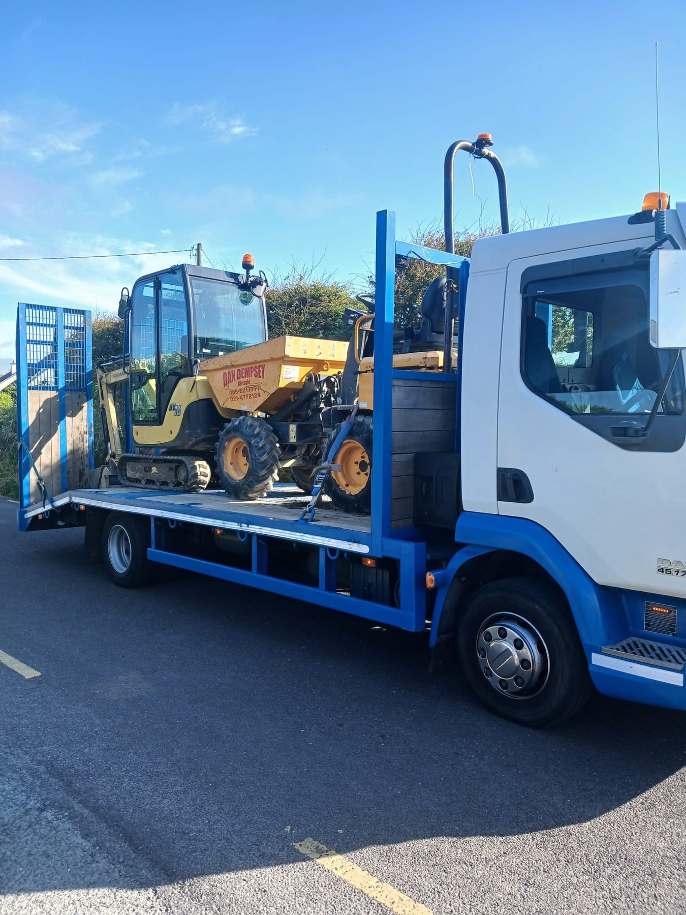 Dan Dempsey Kinsale recovery vehicle and transport work