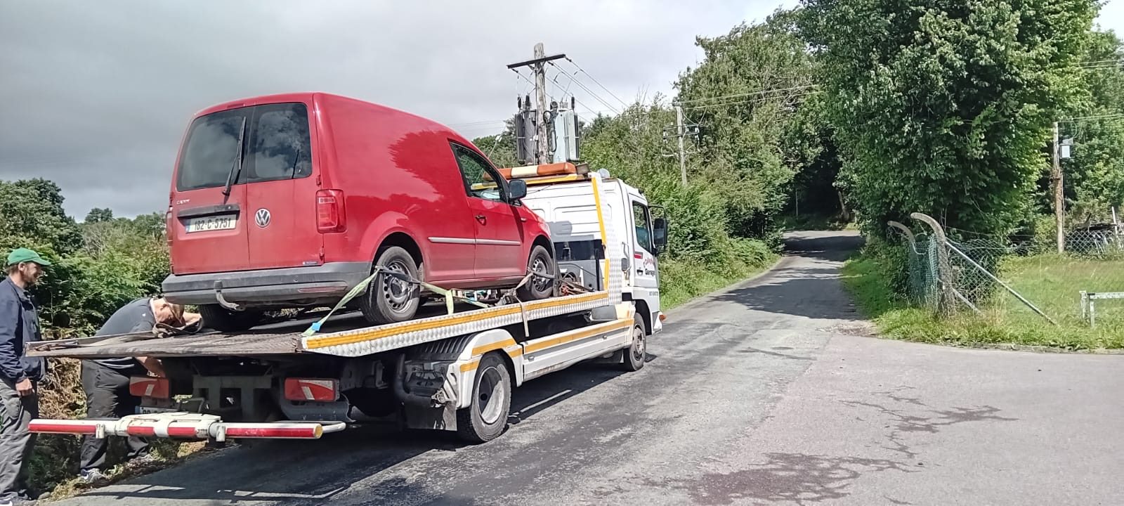 Dan Dempsey Kinsale recovery vehicle and transport work