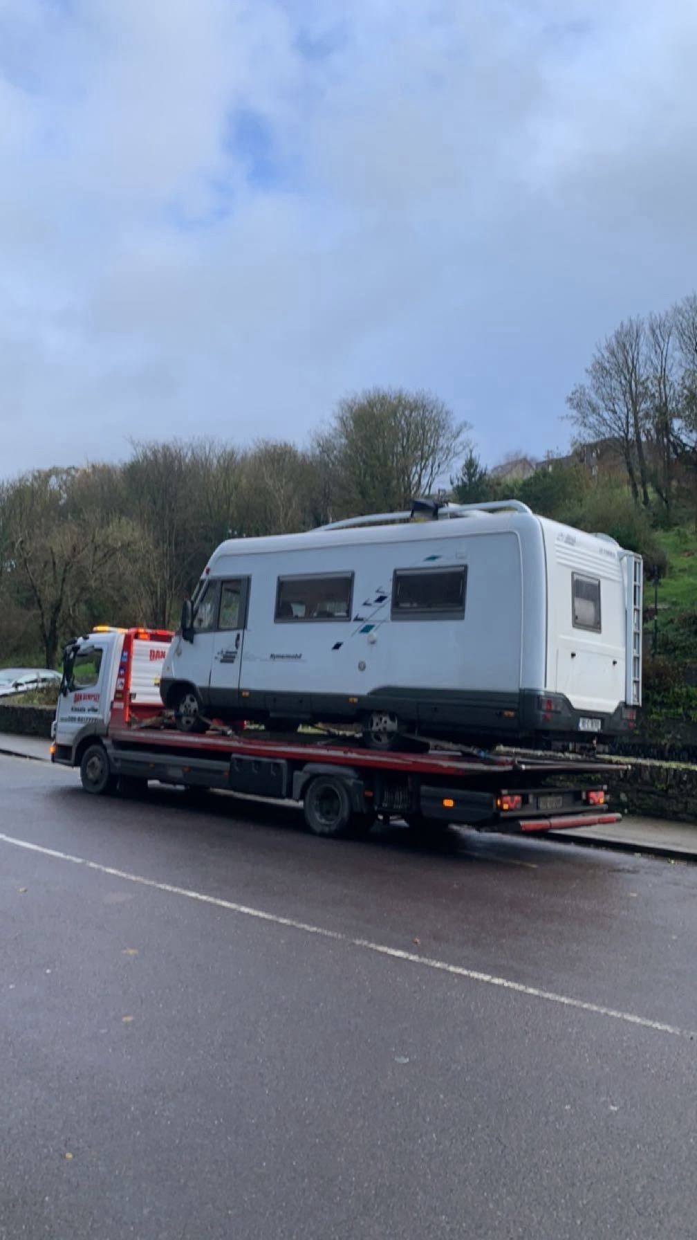 Dan Dempsey Kinsale recovery vehicle and transport work