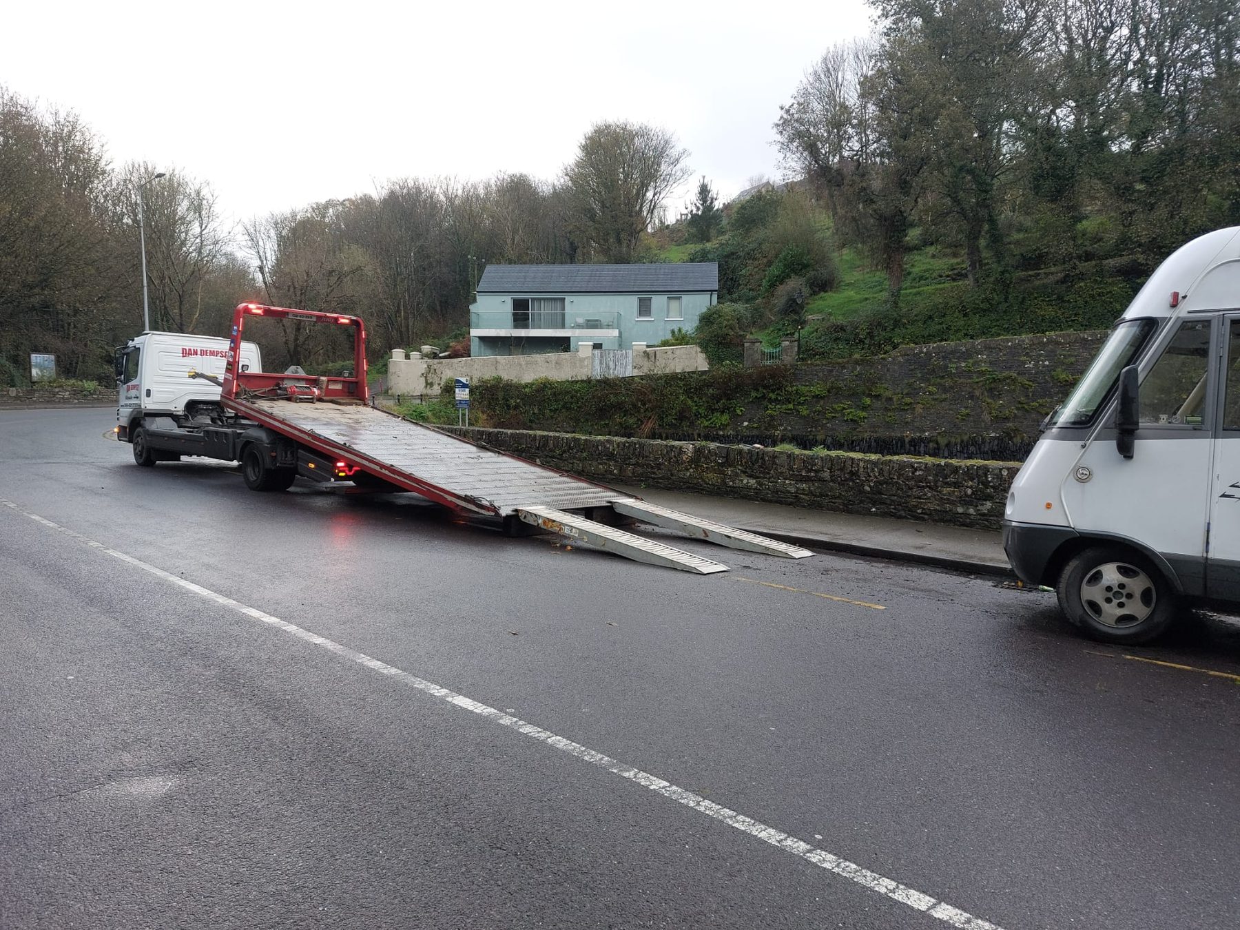 Dan Dempsey Kinsale recovery vehicle and transport work