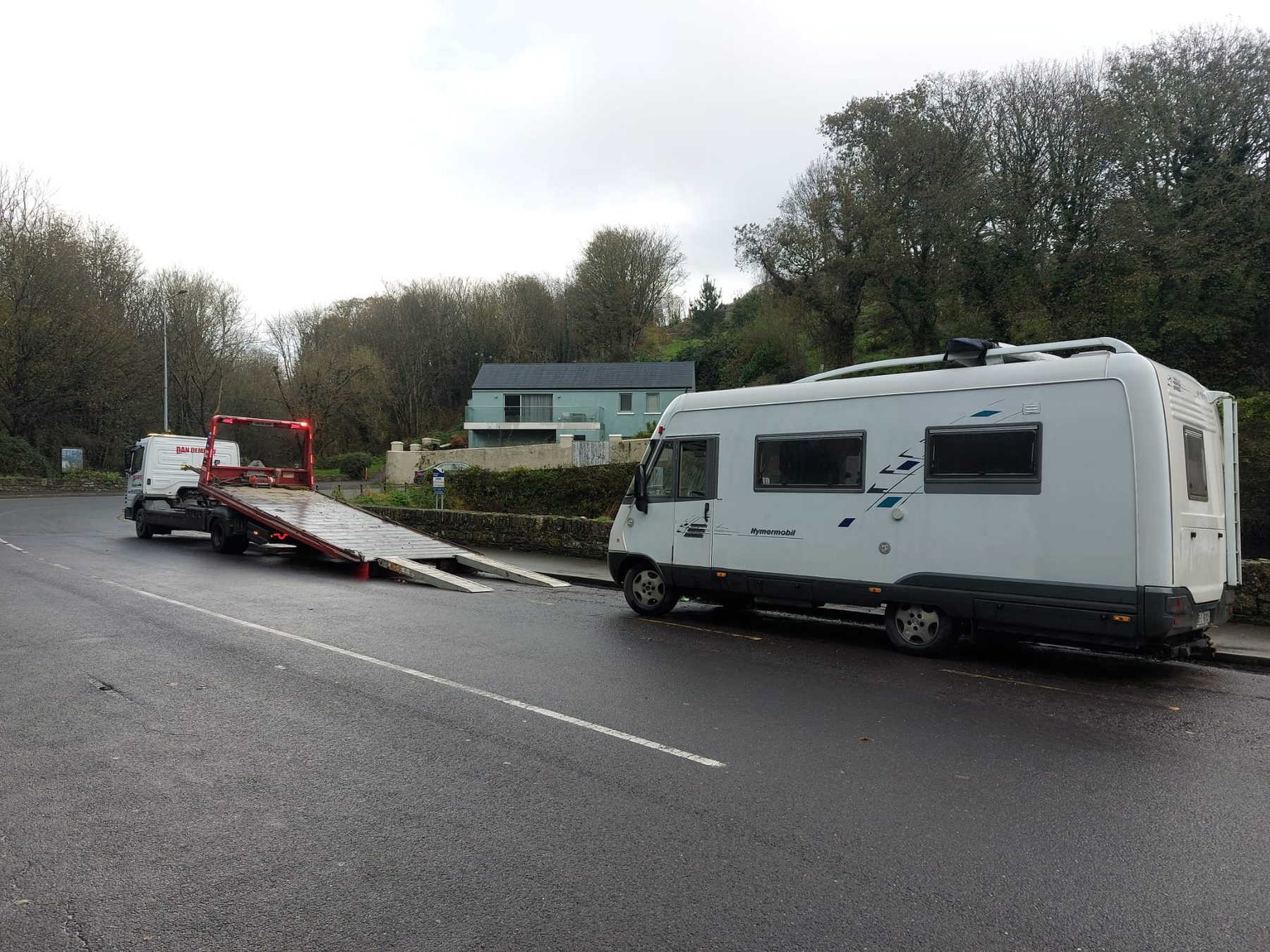 Dan Dempsey Kinsale recovery vehicle and transport work
