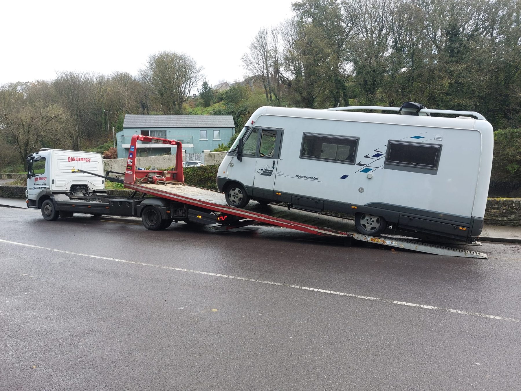 Dan Dempsey Kinsale recovery vehicle and transport work