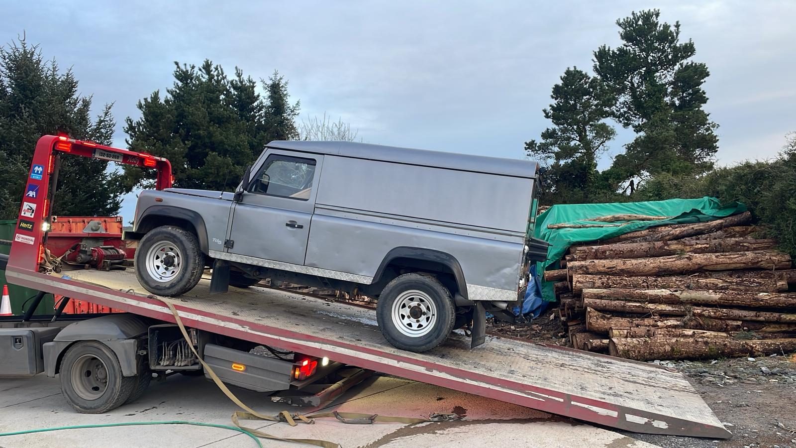 Dan Dempsey Kinsale recovery vehicle and transport work