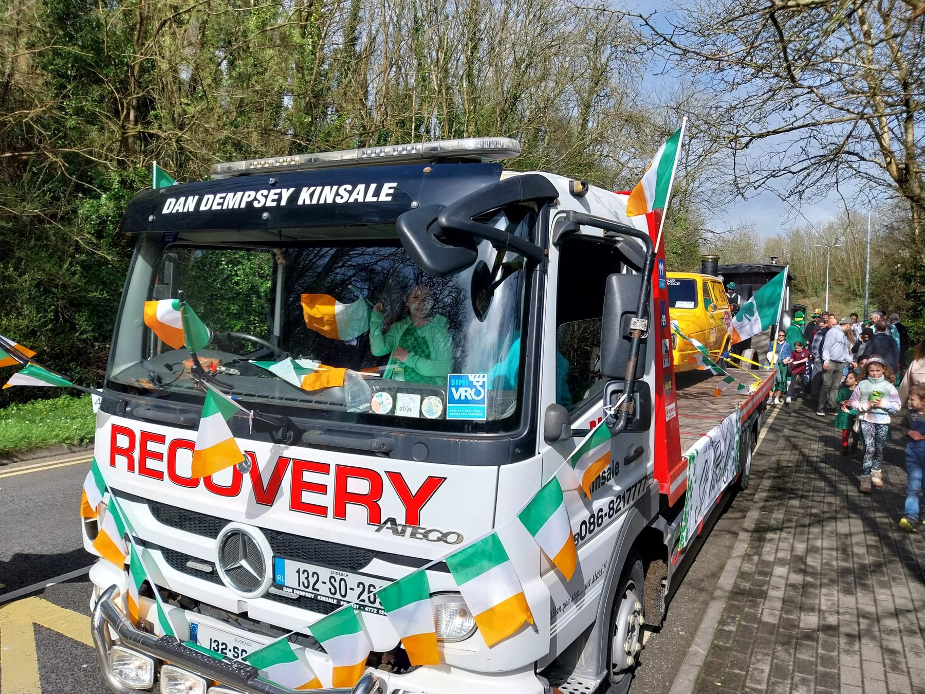 Dan Dempsey Kinsale recovery vehicle and transport work