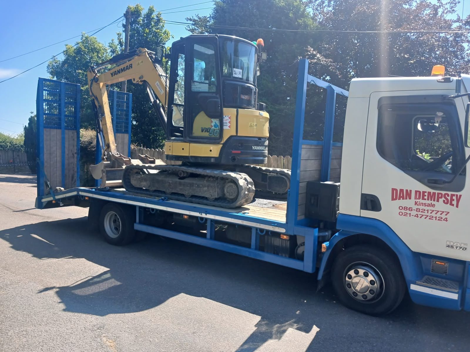 Dan Dempsey Kinsale recovery vehicle and recovery work