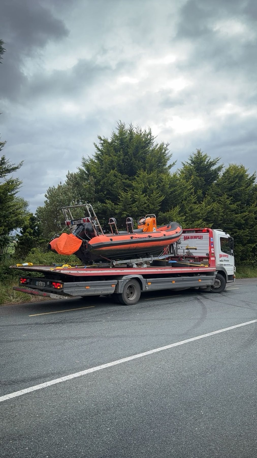 Dan Dempsey Kinsale recovery vehicle and transport work