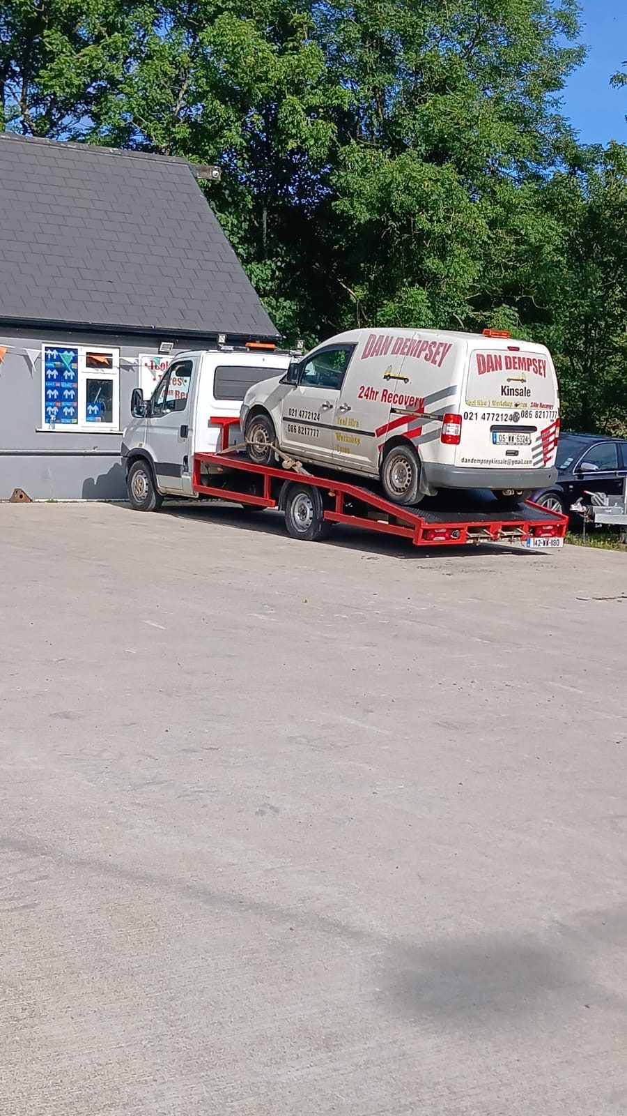Dan Dempsey Kinsale recovery vehicle and recovery work